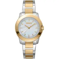 DKNY Park Ave midi two tone silver gold stainless steel DK1L020M0065