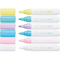 Pilot Pen - Pintor Marker Fine Pastel Mix 6 Farben (Medium Spitze)