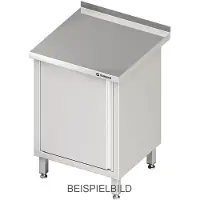 Stalgast Arbeitsschrank mit Flügeltür, 450x700x850 mm, ohne Aufkantung, verschweißt