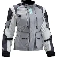 Leatt ADV MultiTour 5.5 Women Iron Dunkelgrau Hellgrau Damen Textiljacke Größe XL