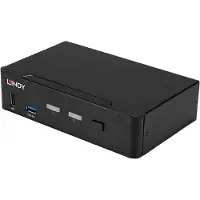 Lindy - KVM-/Audio-/USB-Switch - 2 x KVM/Audio/USB - 1 lokaler Benutzer - Desktop