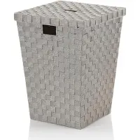 kela Wäschekorb Alvaro Silber 80 L