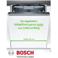 Bosch Serie 2 SMV25EX00E, Voll integriert, Standardgröße (60 cm), Schwarz, Tasten, 1,75 m, 1,65 m