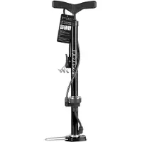 Ventura Floor Pump With Pressure Gauge Schwarz 116 Psi