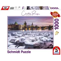 Schmidt Spiele Prag – Schwäne, 1000 Stück(e), Landschaft, 12 Jahr(e)
