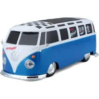 Maisto Tech 81144 - Ferngesteuertes Auto - VW Van Samba (blau/weiß, Maßstab 1:24)