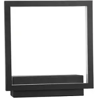 Nova Luce CORNICE LED Wandleuchte Schwarz 18W Warmweiss 21x6x25cm 9421751