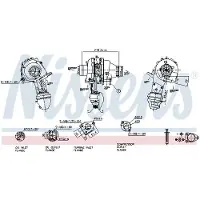 Nissens Lader, Aufladung 93416 für SAAB Opel Vaughall CHEVROLET