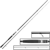 Gamakatsu ITM40 2,70m Softbait 90H 10-45g - Spinnrute