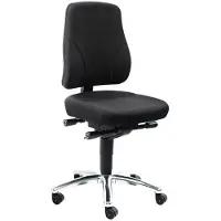 WARMBIER Drehstuhl Comfort Plus, mit Rollen, ESD, Stoff, schwarz 1700.KSP.S