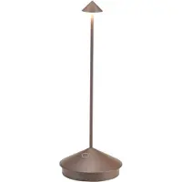 Zafferano Pina Pro LED-Akkuleuchte-Rost-mit LED (2200K/2700K/3000K)