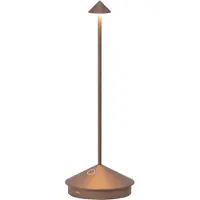 Zafferano Pina Pro Bronze LED-Tischleuchte, wiederaufladbar und dimmbar - 2,2 W, 2200-2700-3000 K, IP54