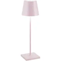 Zafferano Poldina Pro LED-Tischleuchte Pink, wiederaufladbar & dimmbar, bis 12 h Akku, IP65 Außen