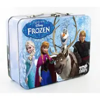 Winning Moves Disney Frozen Top Trumps im Blechkoffer (englisch) Kartenspiel Quartettspiel Eiskönigin