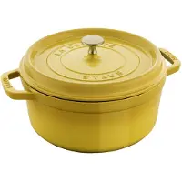 Staub La Cocotte 24cm rund, citron, Gusseisen