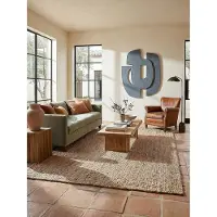 KADIMA DESIGN Jute Teppich handgewebt strapazierfähig naturfaser | 200x290cm