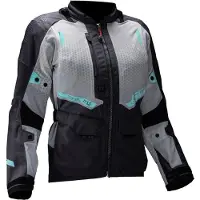 Leatt Jacket ADV FlowTour 5.5 Women V25 dunkelgrau-beige-türkis DL