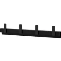 Zack Hakenleiste Potes Schwarz 24 cm