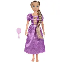 Disney Princess Rapunzel-neu Verföhnt Meine Freundin-puppe Mit Prinzessinnen-accessoires 80 Cm
