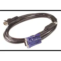 APC USB-Kabel KVM - 6 Fuß (1,8 m), 1,8 m, USB, USB, VGA, Schwarz, USB-A