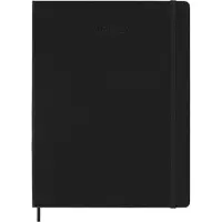 Moleskine 18 Monate Wochen Notizkalender 2026/2027, XL, 1 Wo = 1 Seite, rechts linierte Seite