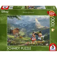 Schmidt Spiele 59938 Disney Mickey & Minnie Alpen Puzzle, 1.000 Teile, 1000 Stück(e), Cartoons, 12 Jahr(e)