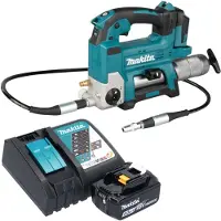 Makita DGP 180 RT1 Akku Fettpresse 18 V 690 bar + 1x Akku 5,0 Ah + Ladegerät