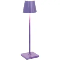 Zafferano Poldina Pro Micro Lilac LED-Tischleuchte, wiederaufladbar und dimmbar mit einer Akkulaufzeit von bis zu 12 Stunden