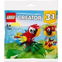 LEGO Creator 3-in-1 Tropical Parrot 30581, Bausatz, 6 Jahr(e), Kunststoff, 66 Stück(e)