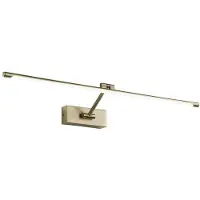 Gea Luce GAP 12W LED-Wandleuchte, 656lm, 3000K, brüniertes Metallgestell und Diffusor aus Kunststoff – Modernes Innendesign –