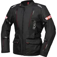IXS Lorin-ST Schwarz Rot Motorrad Textiljacke Größe 3XL