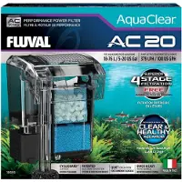 Fluval - AquaClear AC 20 Hang-On Filter - 379 L/H - 18–76L