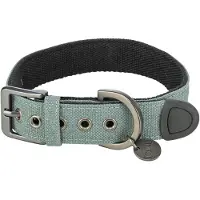 Trixie CityStyle obroża bawełna dla psa L–XL: 50–57 cm/35 mm, szałwiow, szeroka
