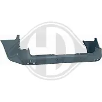 Diederichs Stoßfänger 1668258 hinten für Mercedes
