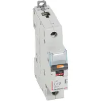 Legrand 409754 DX3 Leitungsschutzschalter C-Charakteristik, 10A, 1-polig, 25kA,230/400VAC, 1TE