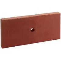 Dönges Rüstholz EGS, rot lasiert Bohle 24 x 5 x 50 cm (THW)