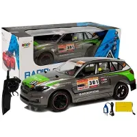 Lean Toys RC 1:10 2,4G ferngesteuerter Sportwagen Grau