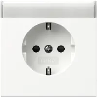 Gira SCHUKO-Steckd. BSF + SP Flächenschalter Reinweiß 446270