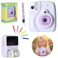 Kik Instax Digitalkamera fü r DÄ Ti lila