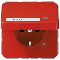 JUNG Steckdose 1f rt glz CD UP m.BS Klappd CD1520NAKLKORT