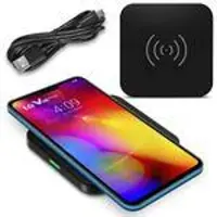 NAUC QI Wireless Schnell Ladegerät für LG G7 ThinQ Kabellos Charger Induktives Laden