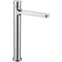 NEXTREND - GmbH Waschtischarmatur Badarmatur 8212 - Hoher Auslauf - Neoperl-Strahlregler - Geräuscharm, Farbe:Chrom