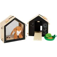 Small Foot Spielset Kaninchen mit Käfig & Gehäuse