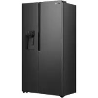Gorenje NRS917C61BX, Side-by-side Kühl-/Gefrierkombination, 528 Liter, Schwarz