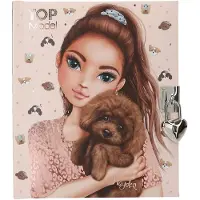 TOPModel Tagebuch mit Herz-Schloss DOGGY