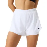 Björn Borg Tennishose Damen Ace 2 In 1 Brilliant White-M
