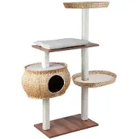 Silvio Design Rohrschneider Kletterbaum Cosy, Walnussdekor