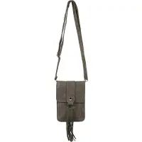StyleBREAKER Damen Mini Bag Umhängetasche Schlangenleder Optik mit Fransen, Handytasche, Schultertasche, Handtasche 02012363