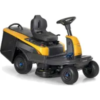 Stiga Akku-Aufsitzmäher Swift 372e inkl. 4 x 5 Ah Akkus, Ladegerät, Mulchkit