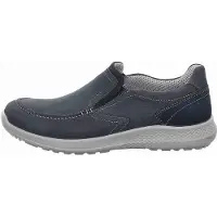 Jomos CAMPUS Slipper in Übergrößen Blau 322384 916 845 große Herrenschuhe